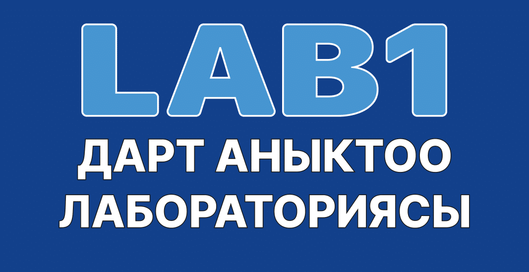 Лаборатория №1 – Кыргызча